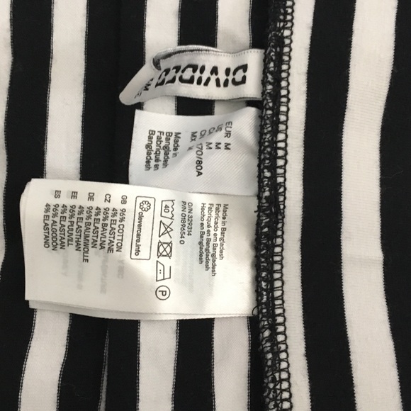 Striped stretchy Medium H&M Mini skirt - Picture 3 of 7